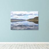 Weerkaatste Grampians Canvas Afdruk (Insitu (Houten vloer))