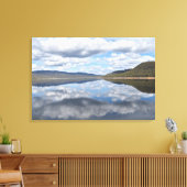 Weerkaatste Grampians Canvas Afdruk (Insitu (Woonkamer))