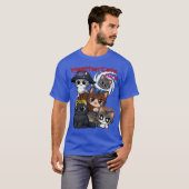Weerkatten T-shirt (Voorkant volledig)