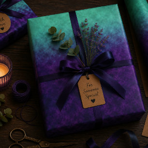 Weerklank van Amethyst Getijde Inpakpapier Vel