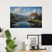 Weerklank van Stilte Poster (Thuiskantoor)