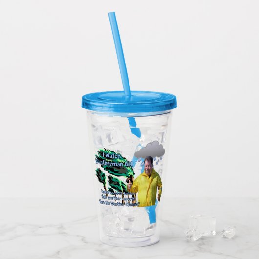 Weerman Bill Acryl Drinkbeker (Voorkant ijs)