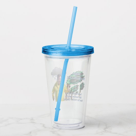 Weerman Bill Acryl Drinkbeker (Achterkant)