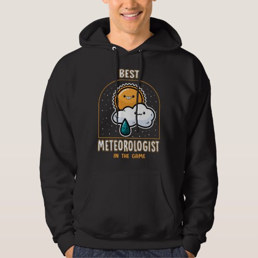 Weerman Weerbericht Beste Weerman Hoodie (Voorkant)