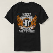 Weernaam Shirt onderschat nooit de kracht (Design voorkant)