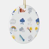 Weerpictogrammen Keramisch Ornament (Rechts)