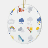 Weerpictogrammen Keramisch Ornament (Links)