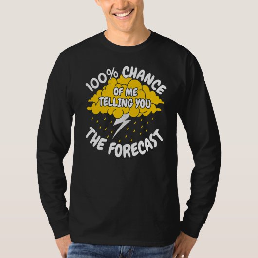 Weerprognose T-shirt (Voorkant)