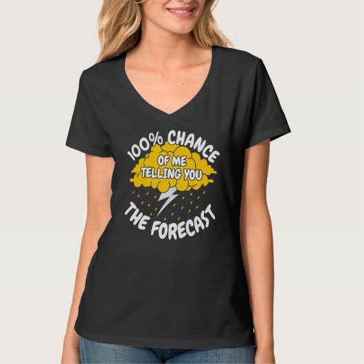 Weerprognose T-shirt (Voorkant)