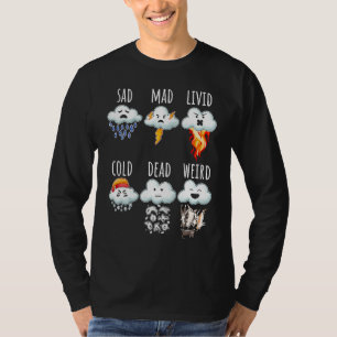 Weers Wolken Verschillen Weerbericht Weersverwacht T-shirt