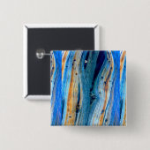 weersblauw scharnboard vierkante button 5,1 cm (Voorkant /achterkant)