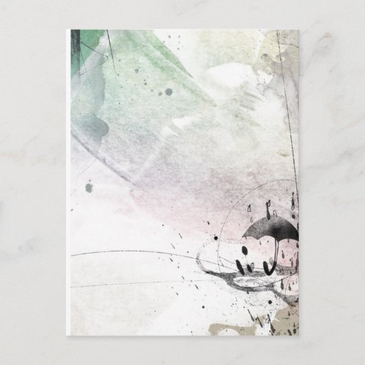 weersgebonden storm briefkaart (Voorkant)