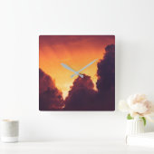 weersgesteldheid vierkante klok (Huis)