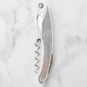 weersgrijs hout kurkentrekker (Voorkant)