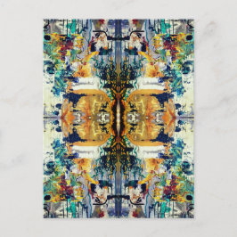 weerspiegelde geest. Afmetingen Briefkaart