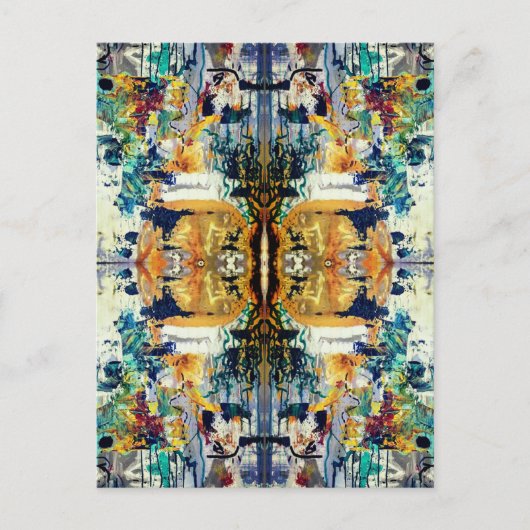 weerspiegelde geest. Afmetingen Briefkaart (Voorkant)