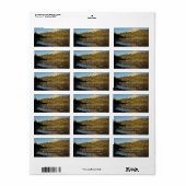Weerspiegeling bij Jenny Lake I Etiket (Full Sheet)