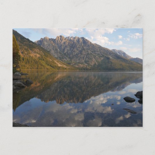 Weerspiegeling bij Jenny Lake II Briefkaart (Voorkant)