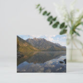 Weerspiegeling bij Jenny Lake II Briefkaart (Staand voorkant)