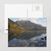Weerspiegeling bij Jenny Lake II Briefkaart (Voorkant / Achterkant)