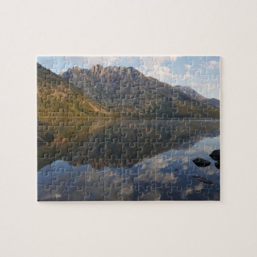 Weerspiegeling bij Jenny Lake II Legpuzzel (Horizontaal)