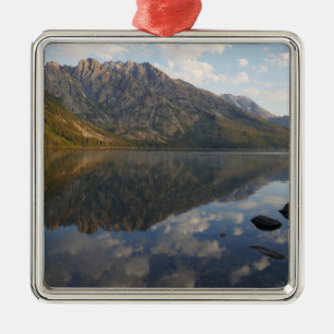 Weerspiegeling bij Jenny Lake II Metalen Ornament