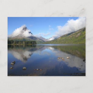 Weerspiegeling bij Two Medicine Lake Briefkaart