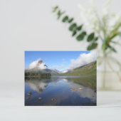Weerspiegeling bij Two Medicine Lake Briefkaart (Staand voorkant)