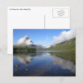 Weerspiegeling bij Two Medicine Lake Briefkaart (Voorkant / Achterkant)