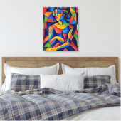 Weerspiegeling Canvas Afdruk (Insitu (Slaapkamer))