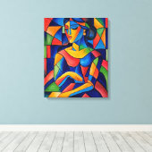 Weerspiegeling Canvas Afdruk (Insitu (Houten vloer))