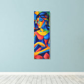 Weerspiegeling Canvas Afdruk (Insitu (Houten vloer))