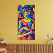 Weerspiegeling Canvas Afdruk (Insitu (Woonkamer))