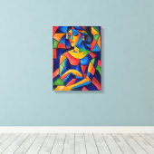 Weerspiegeling Canvas Afdruk (Insitu (Houten vloer))