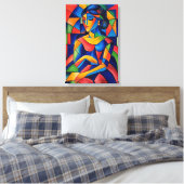 Weerspiegeling Canvas Afdruk (Insitu (Slaapkamer))
