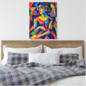 Weerspiegeling Canvas Afdruk (Insitu (Slaapkamer))