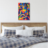 Weerspiegeling Canvas Afdruk (Insitu (Slaapkamer))