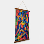 Weerspiegeling Hangend Wandkleed (Gebogen)