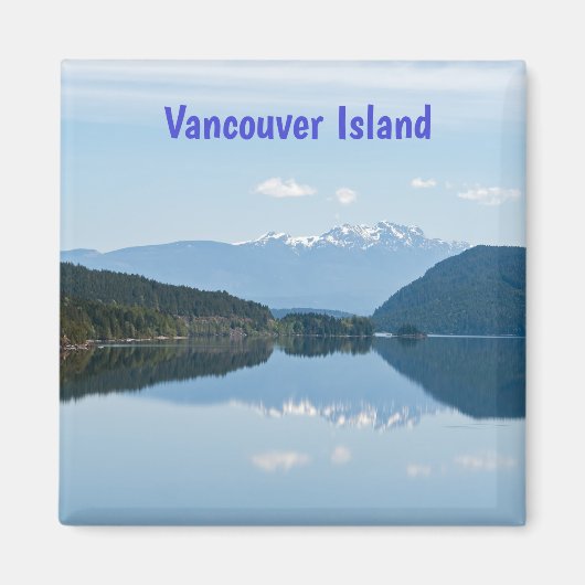 Weerspiegeling in een meer - Vancouver Island, Can Magneet (Voorkant)