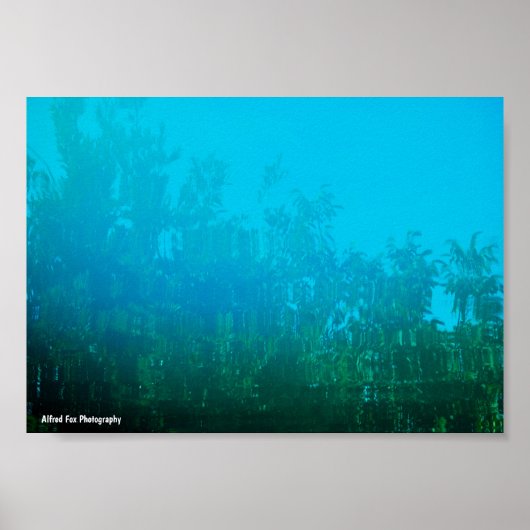 Weerspiegeling in het Water Poster (Voorkant)