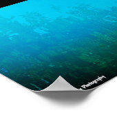 Weerspiegeling in het Water Poster (Hoek)