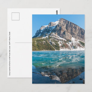 Weerspiegeling op Lake Louise - Banff NP, Canada Briefkaart