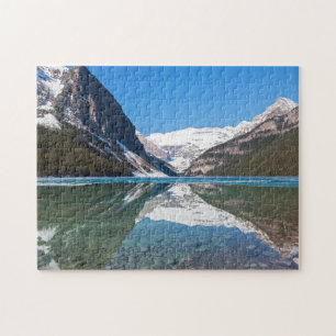 Weerspiegeling op Lake Louise - Banff NP, Canada Legpuzzel