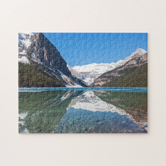 Weerspiegeling op Lake Louise - Banff NP, Canada Legpuzzel (Horizontaal)