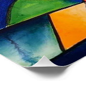 Weerspiegeling Perfect Poster (Hoek)