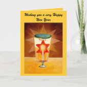 Weerspiegeling van een kaars - feestdagen kaart (Voorkant)