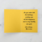 Weerspiegeling van een kaars - feestdagen kaart (Binnen)