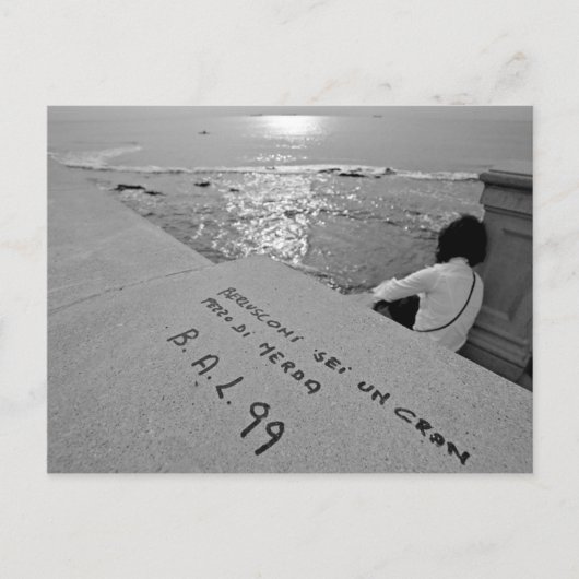 Weerspiegeling van het zeeoppervlak briefkaart (Voorkant)