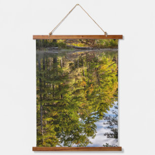 Weerspiegelingen in Red Eagle Pond White Mountai Hangend Wandkleed