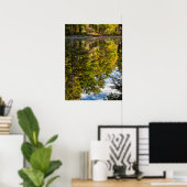 Weerspiegelingen in Red Eagle Pond | Witte Bergen Poster (Thuiskantoor)